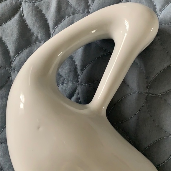Naaman Israel Heron/Egret White Abstract Fine Porcelain Israel VTG Sculpture - Picture 7 of 10